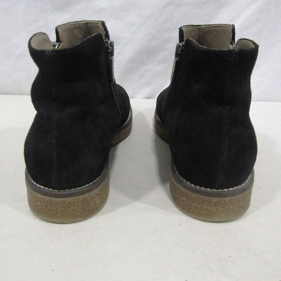 NEW Italeau FOLIANA Waterproof Black Suede Ankle Boots - EU 41 / US 10.5 - Picture 6 of 12
